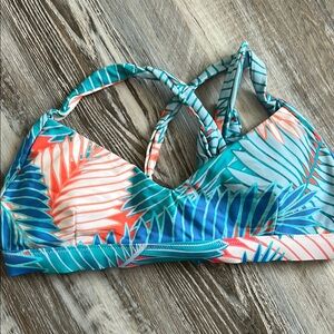 Raisins cross back bikini top